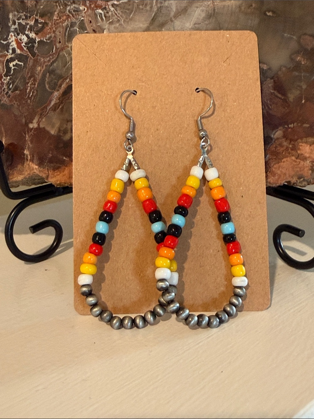 Boho Beaded Earrings